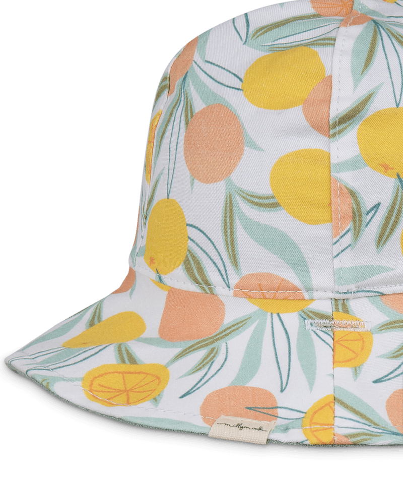 Millymook Baby Girls Floppy Bucket Hat - Fruity Pattern Print - Mallala